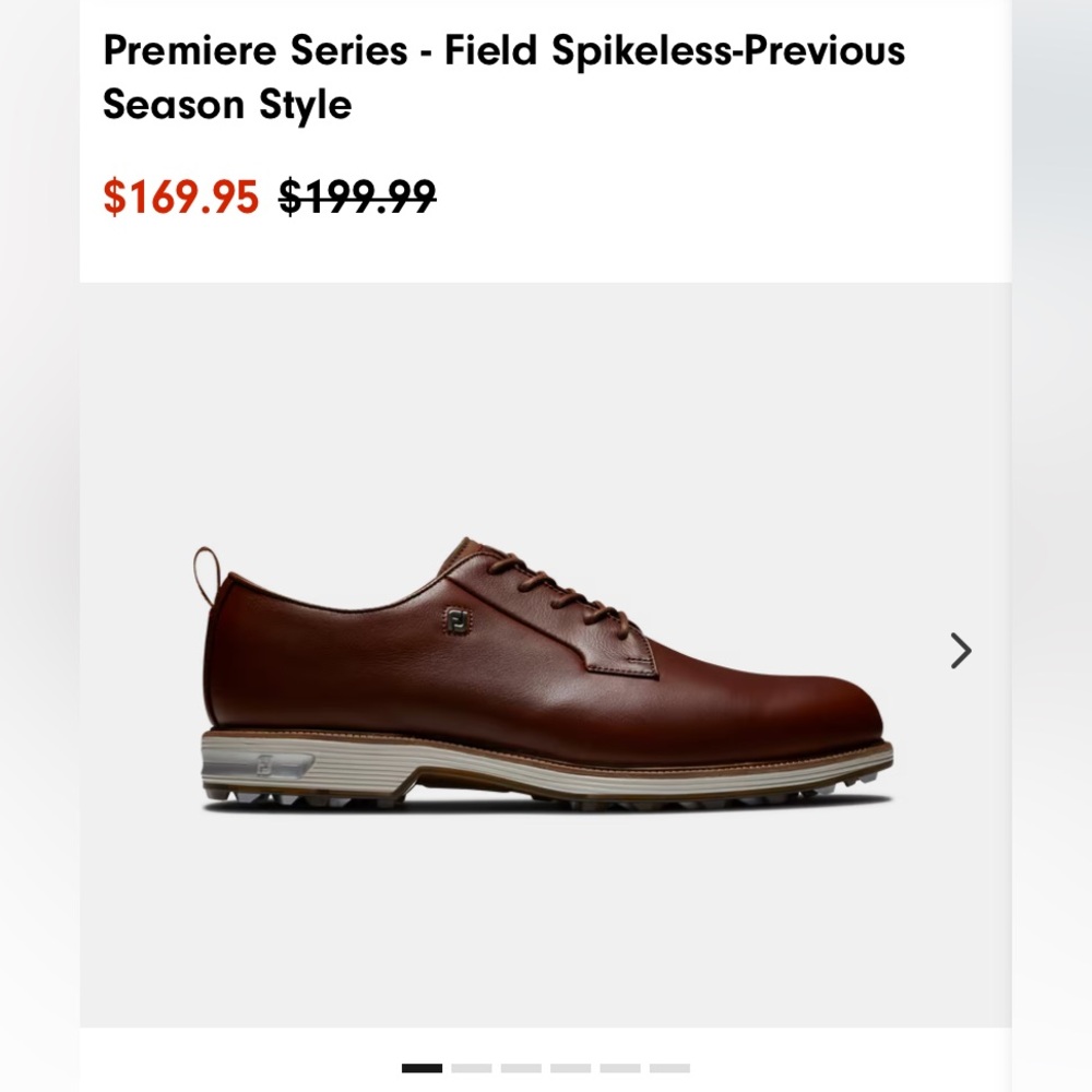 FootJoy men’s golf shoes